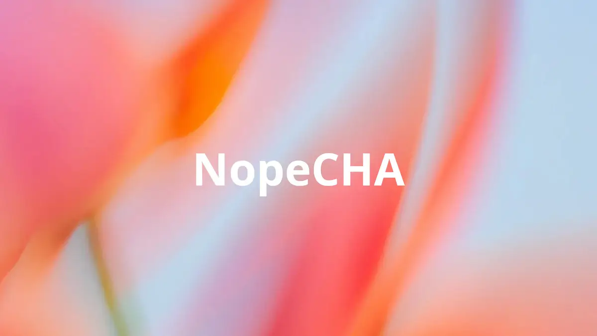 NopeCHA官网首页截图