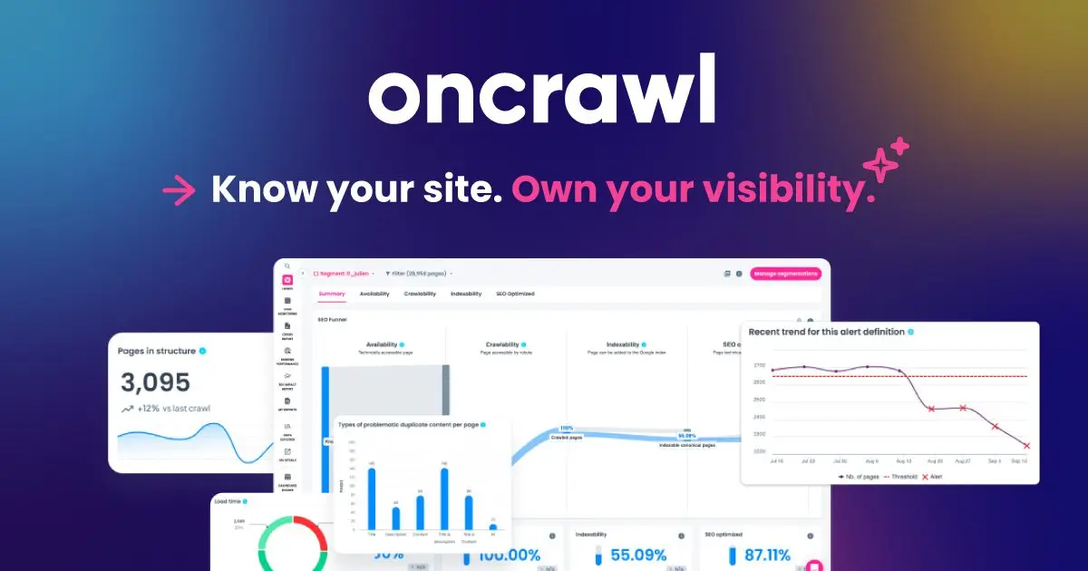 Oncrawl官网首页截图