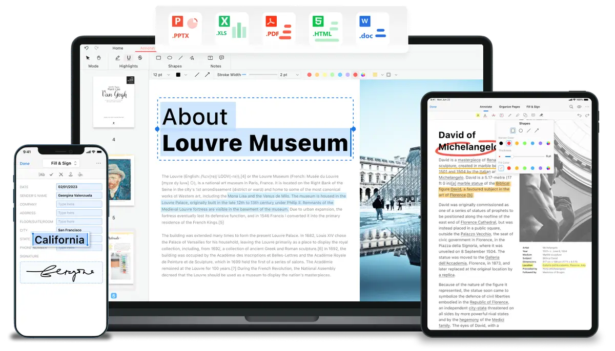 PDFgear官网首页截图