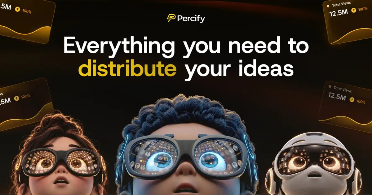 Percify官网首页截图