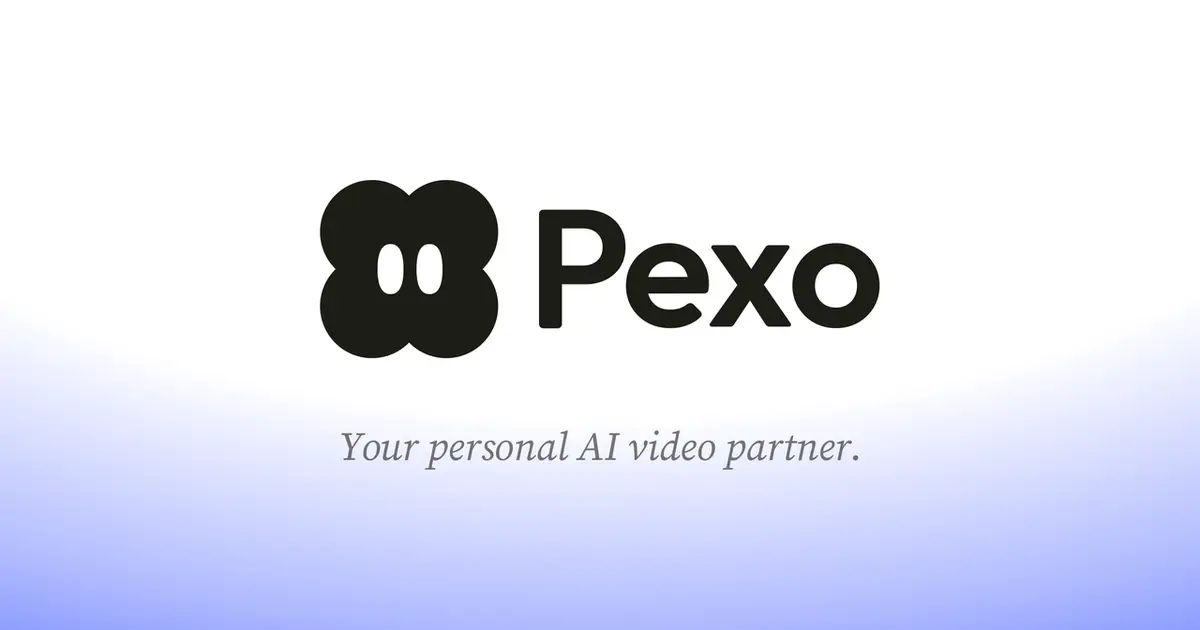 Pexo AI官网首页截图