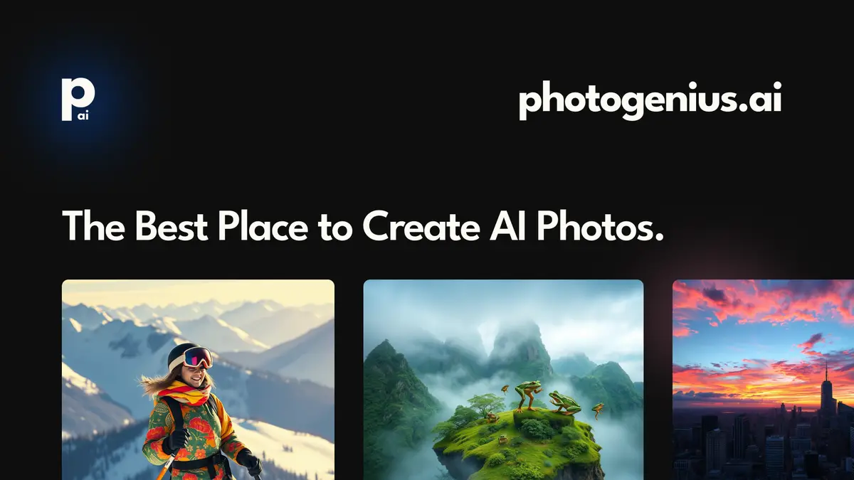 PhotoGenius.ai官网首页截图