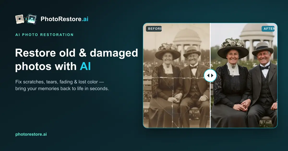 PhotoRestore.ai官网首页截图
