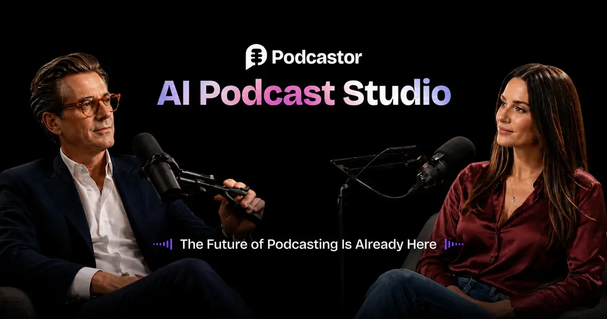 Podcastor AI官网首页截图