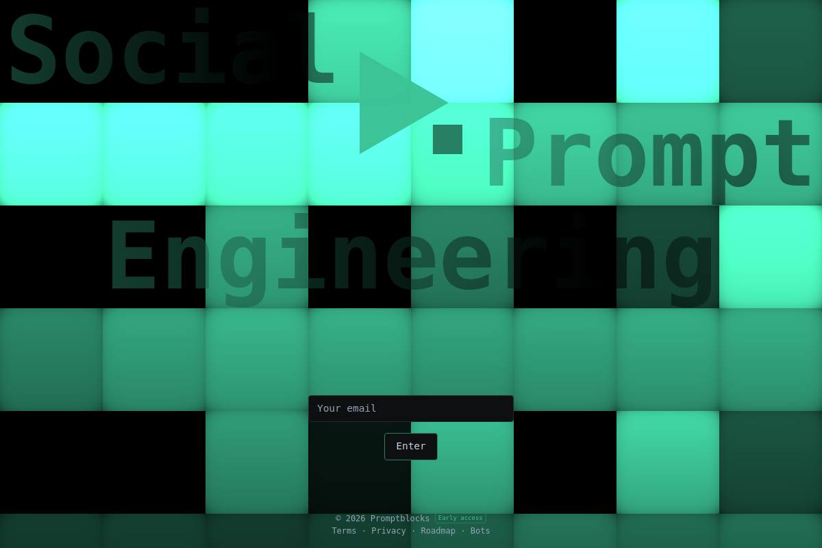 Promptblocks官网首页截图