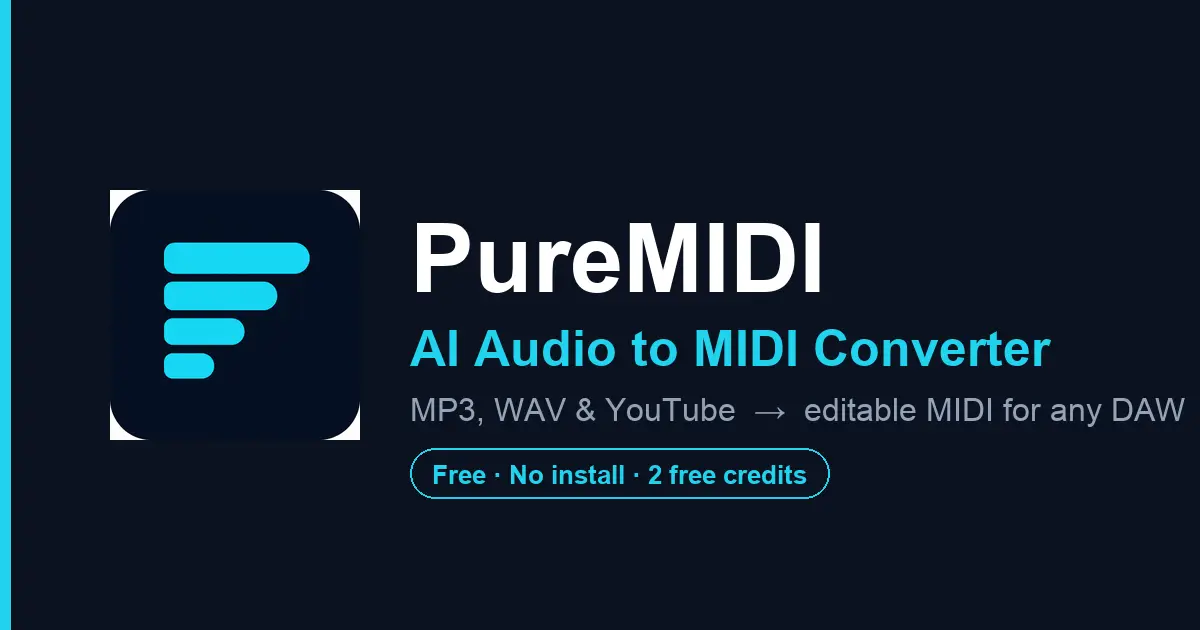 PureMIDI官网首页截图