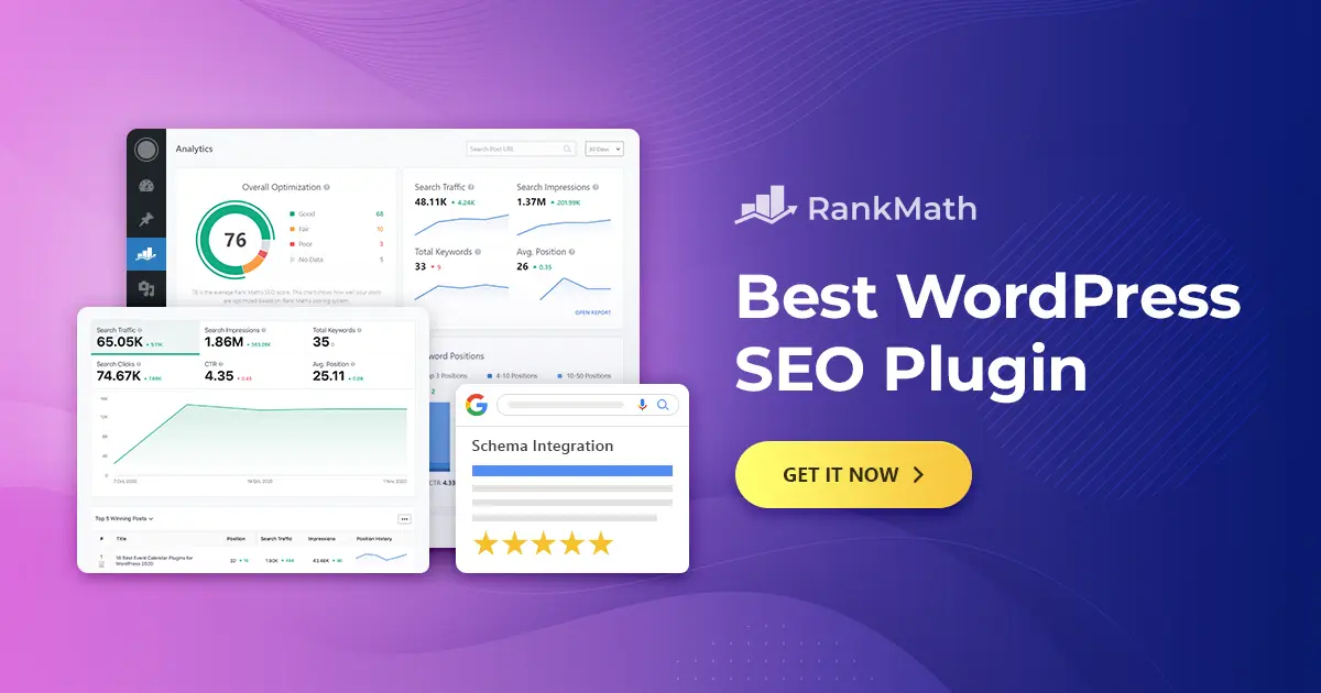Rank Math官网首页截图