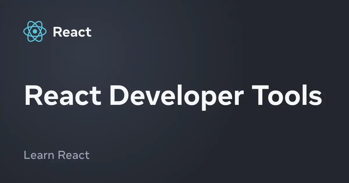 React Developer Tool官网首页截图