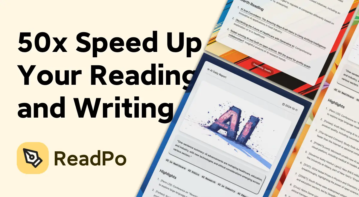 ReadPo AI读写助手官网首页截图