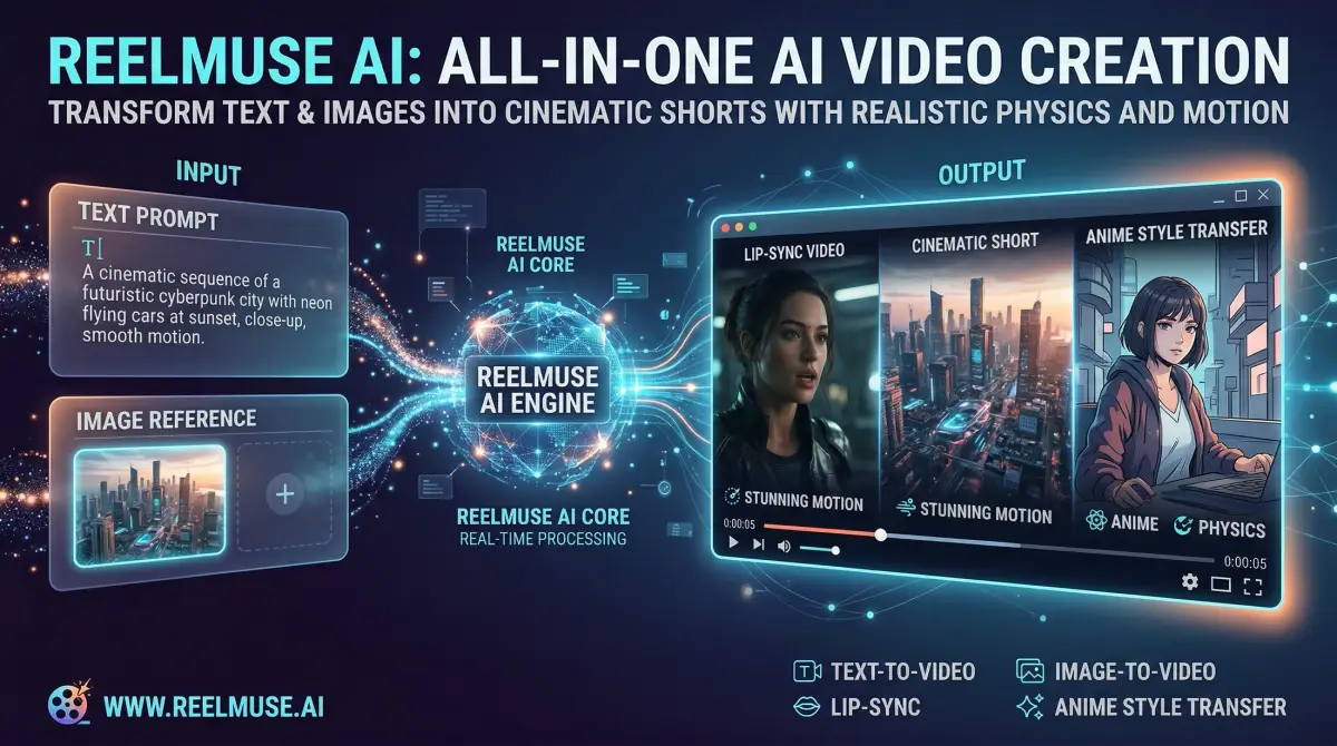 ReelMuse.ai官网首页截图