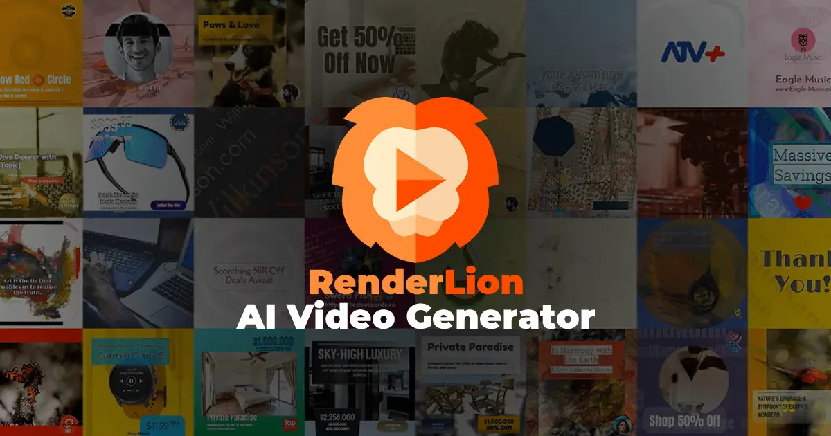 RenderLion官网首页截图