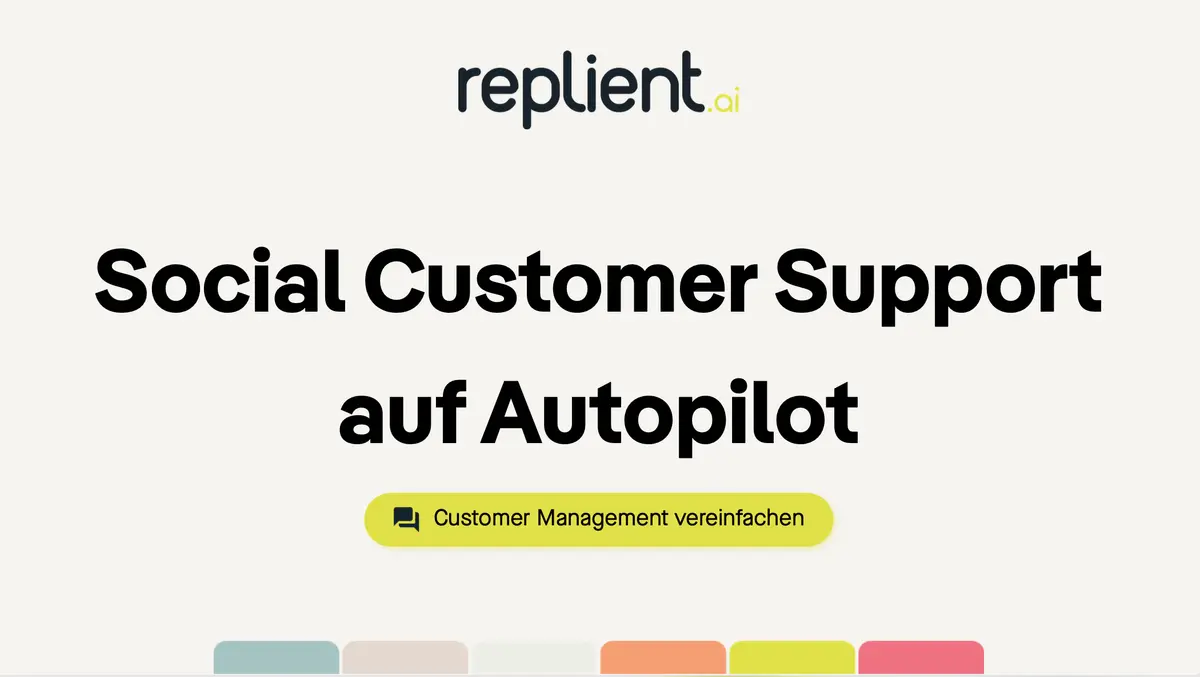 Replient AI官网首页截图