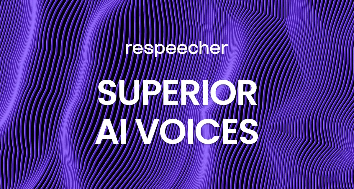 Respeecher官网首页截图