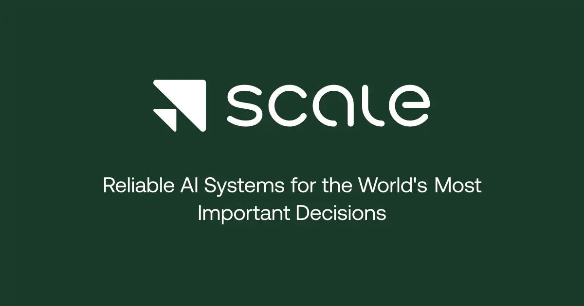 Scale AI官网首页截图