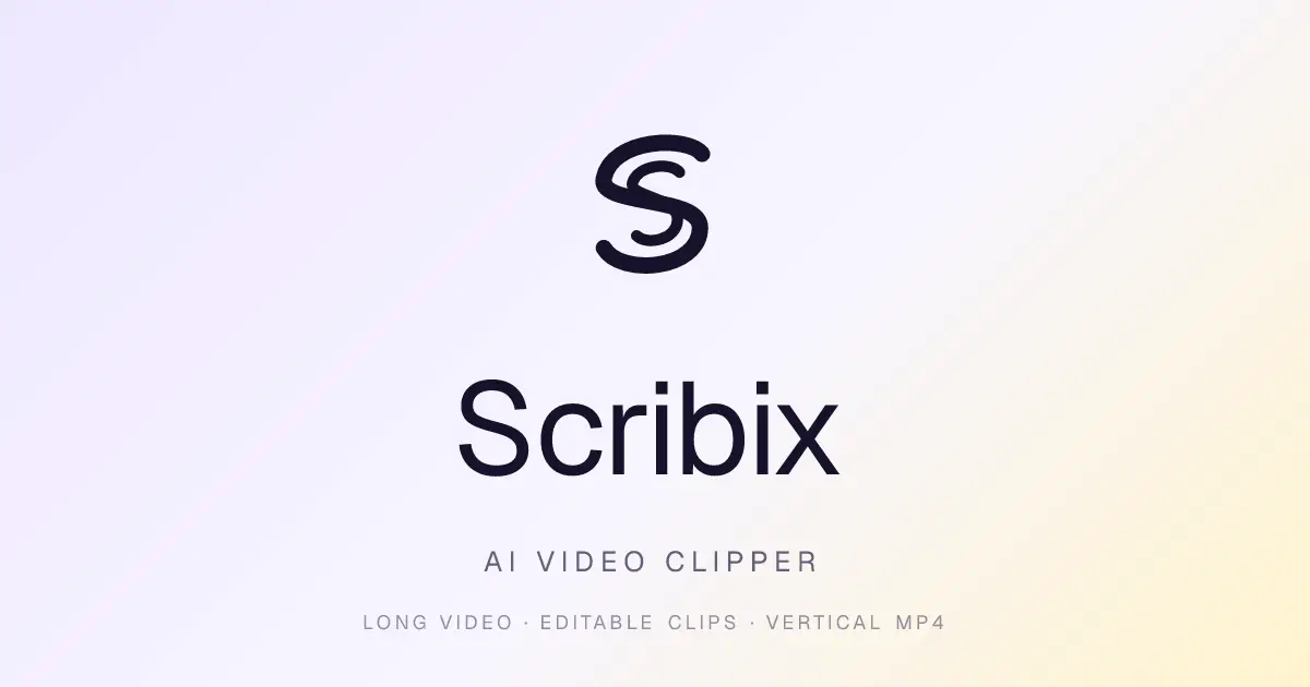 Scribix官网首页截图