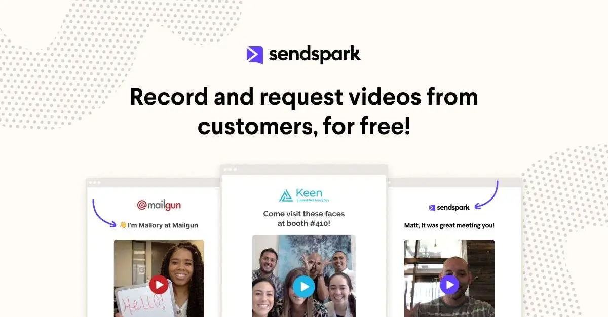 Sendspark官网首页截图