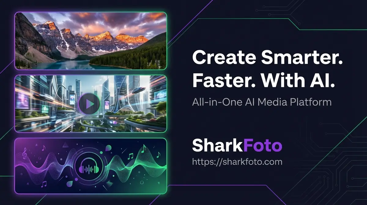 SharkFoto官网首页截图