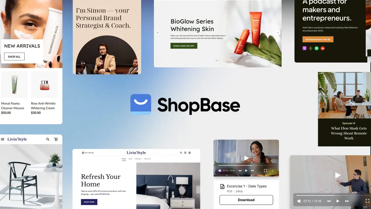 ShopBase官网首页截图