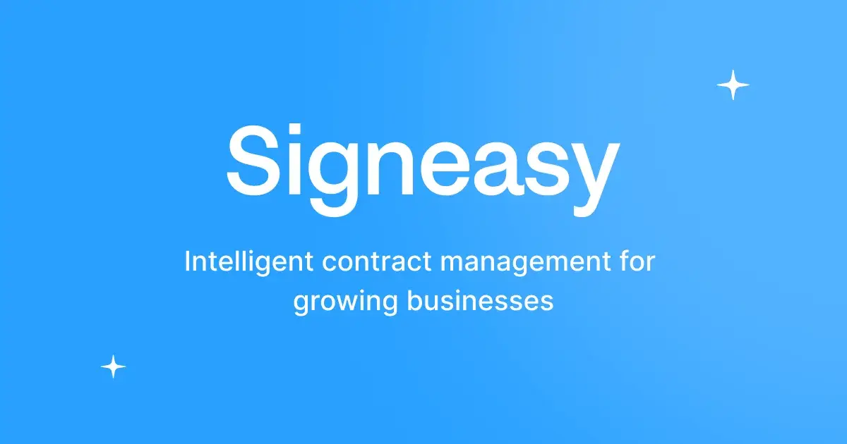 Signeasy电子签名官网首页截图