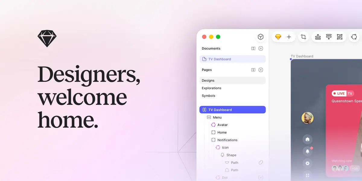 Sketch官网首页截图
