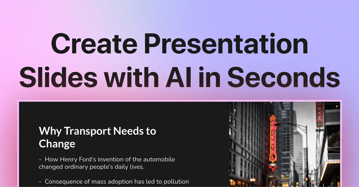 SlidesAI官网首页截图