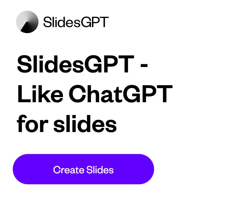 SlidesGPT官网首页截图