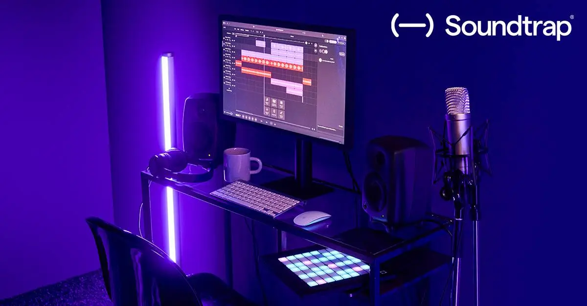 Soundtrap官网首页截图
