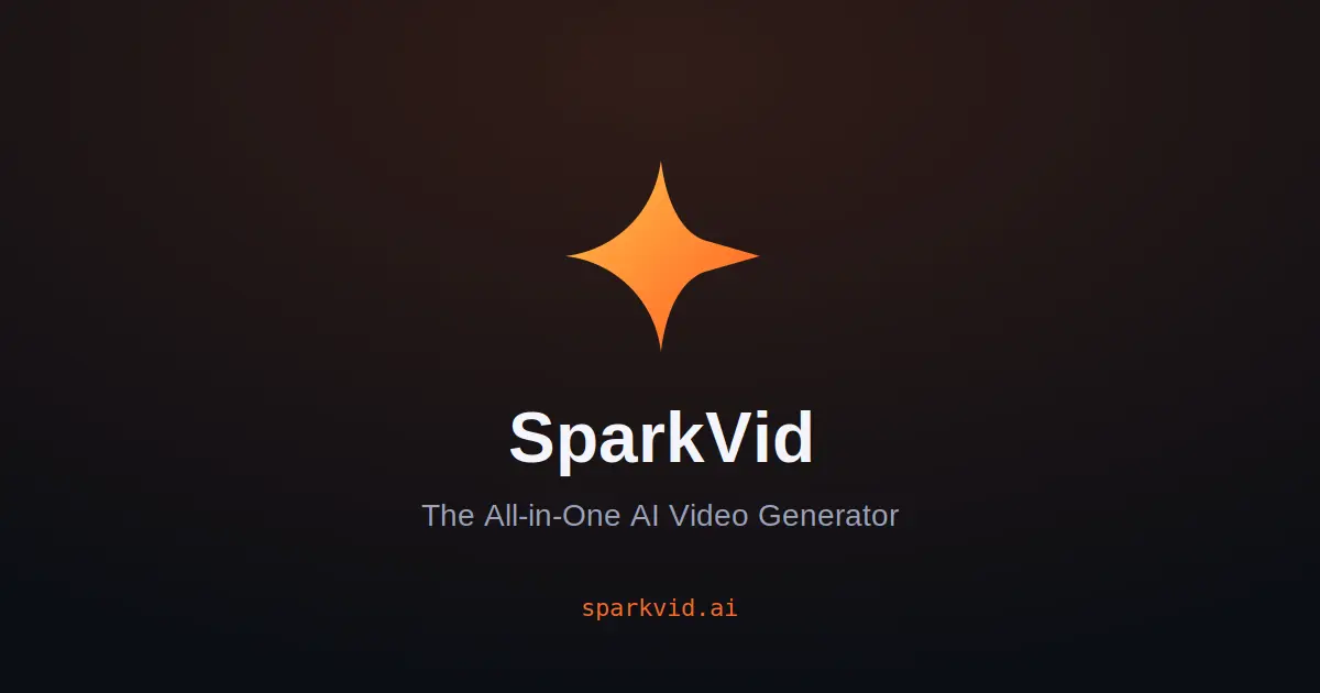 SparkVid官网首页截图