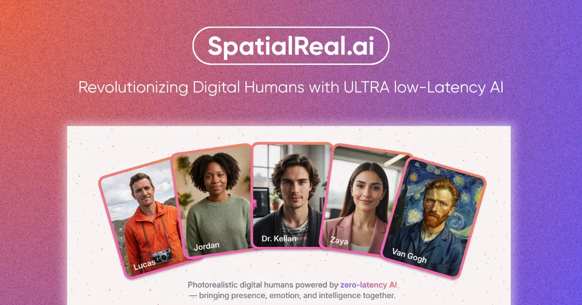 SpatialReal官网首页截图