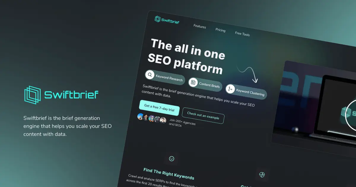 Swiftbrief官网首页截图
