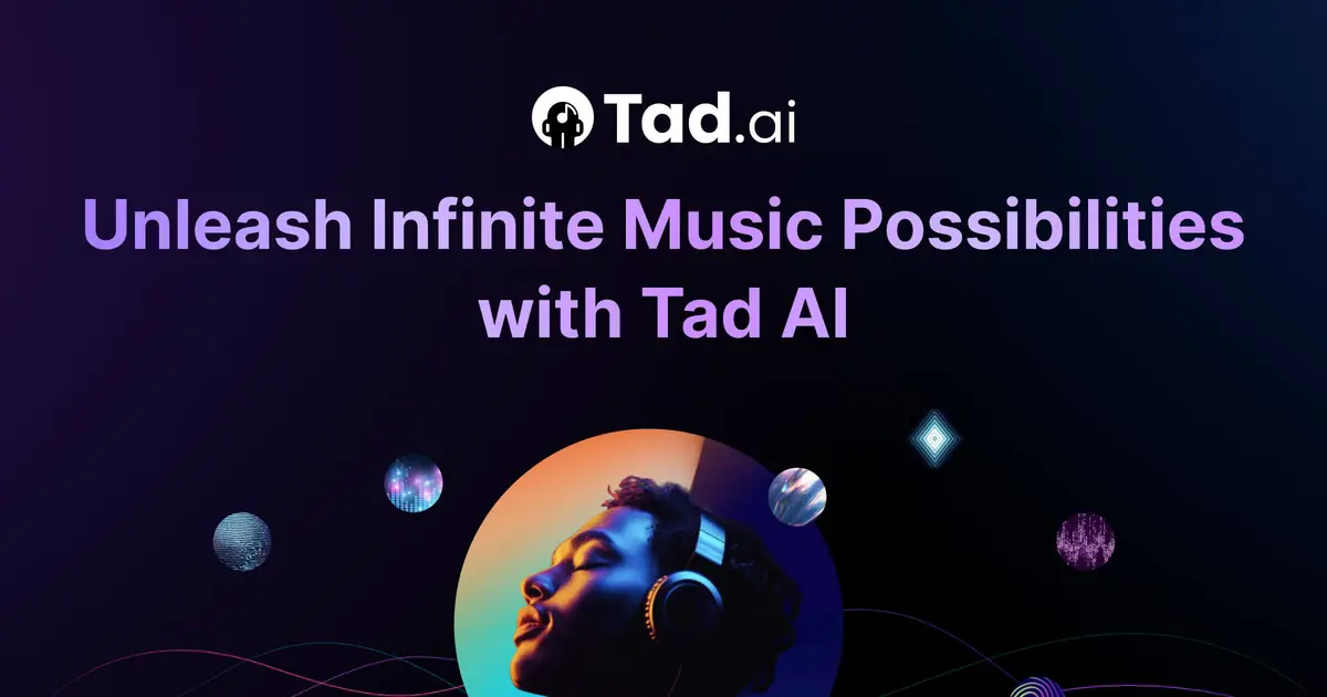 Tad AI官网首页截图