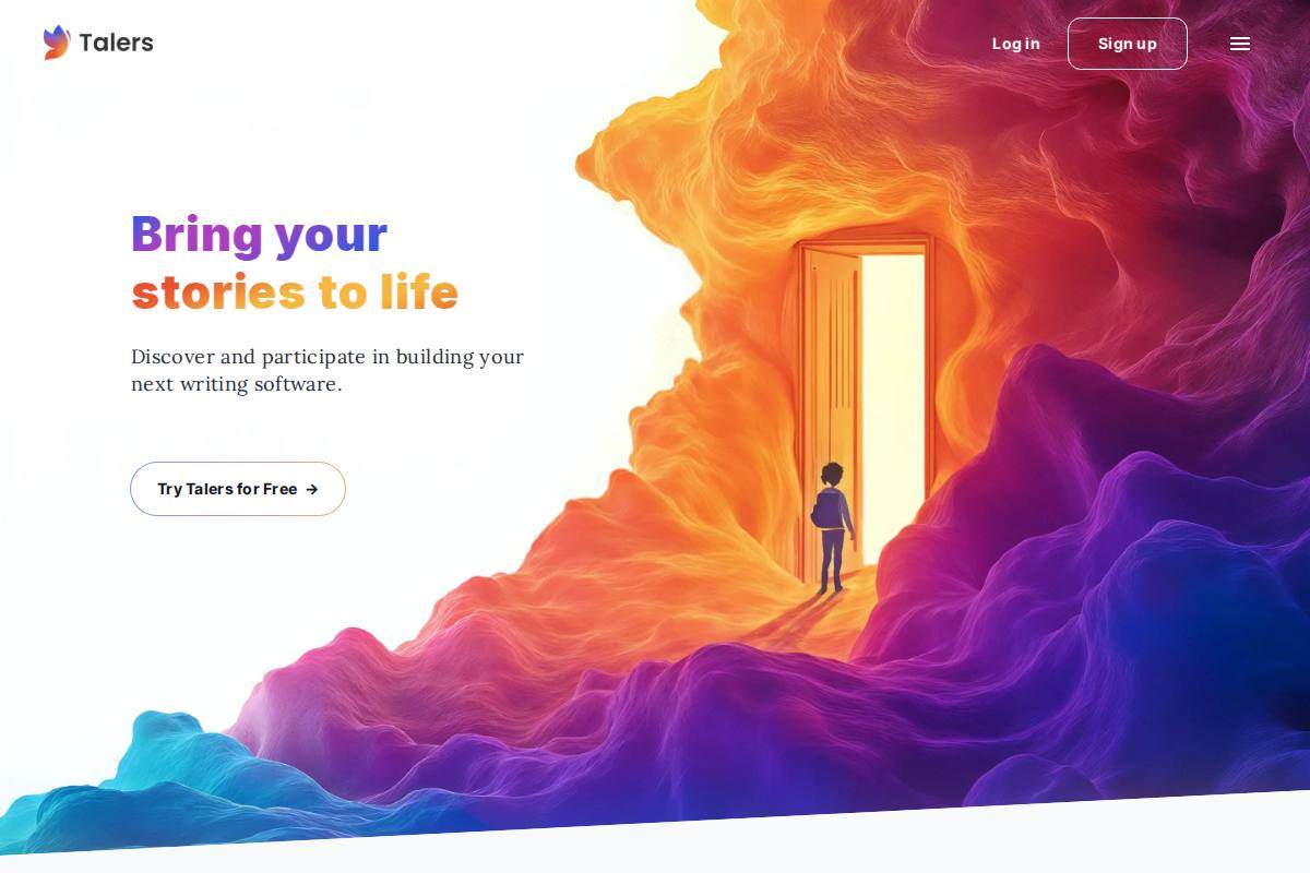 Talers官网首页截图