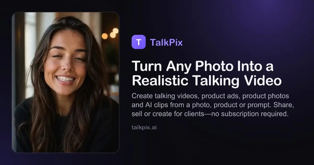 TalkPix官网首页截图