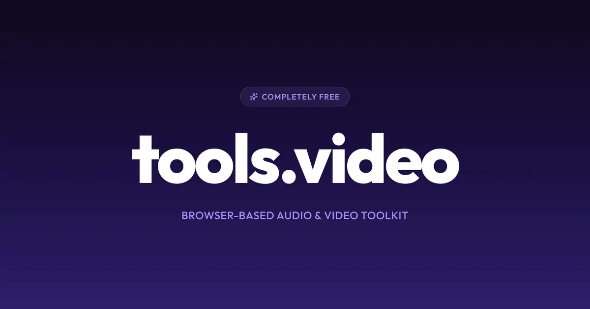 tools.video官网首页截图