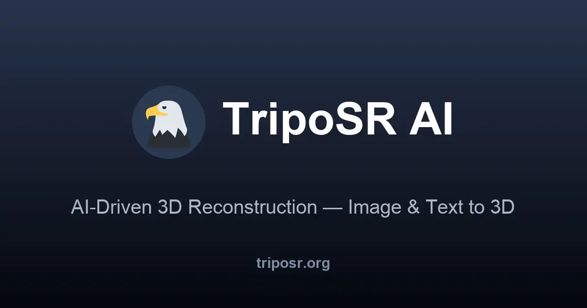 TripoSR官网首页截图