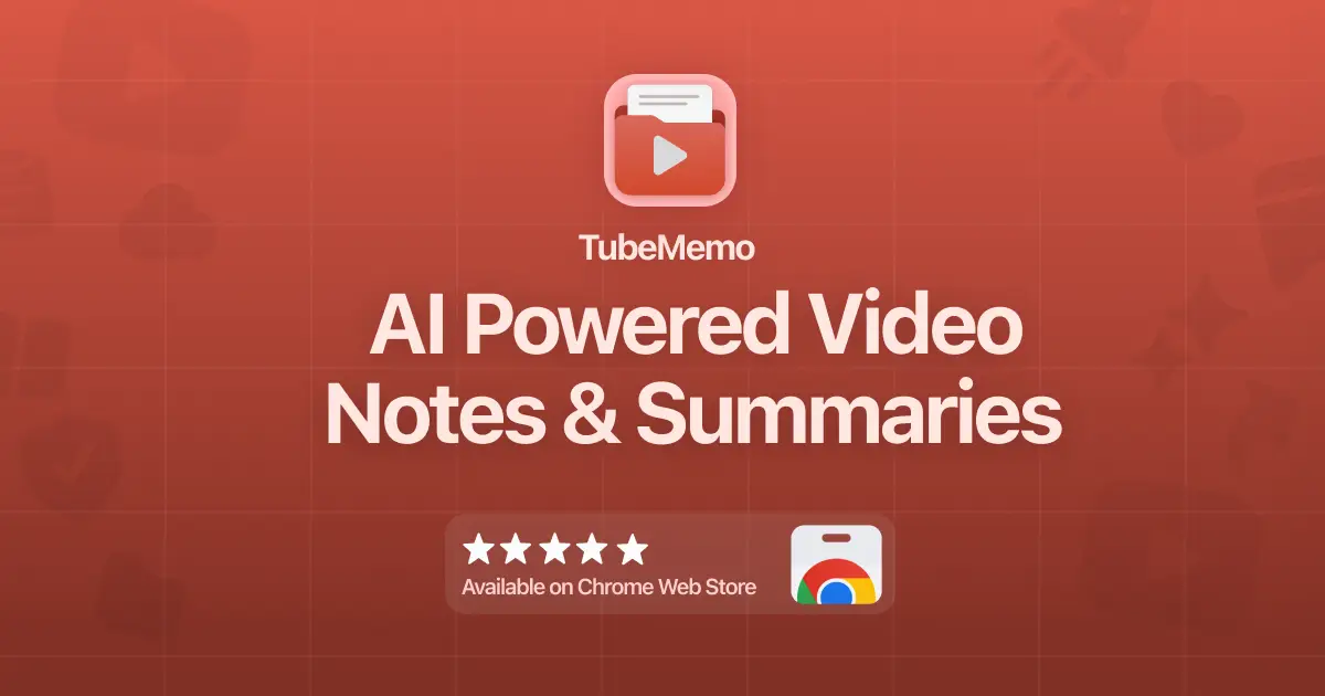 TubeMemo官网首页截图