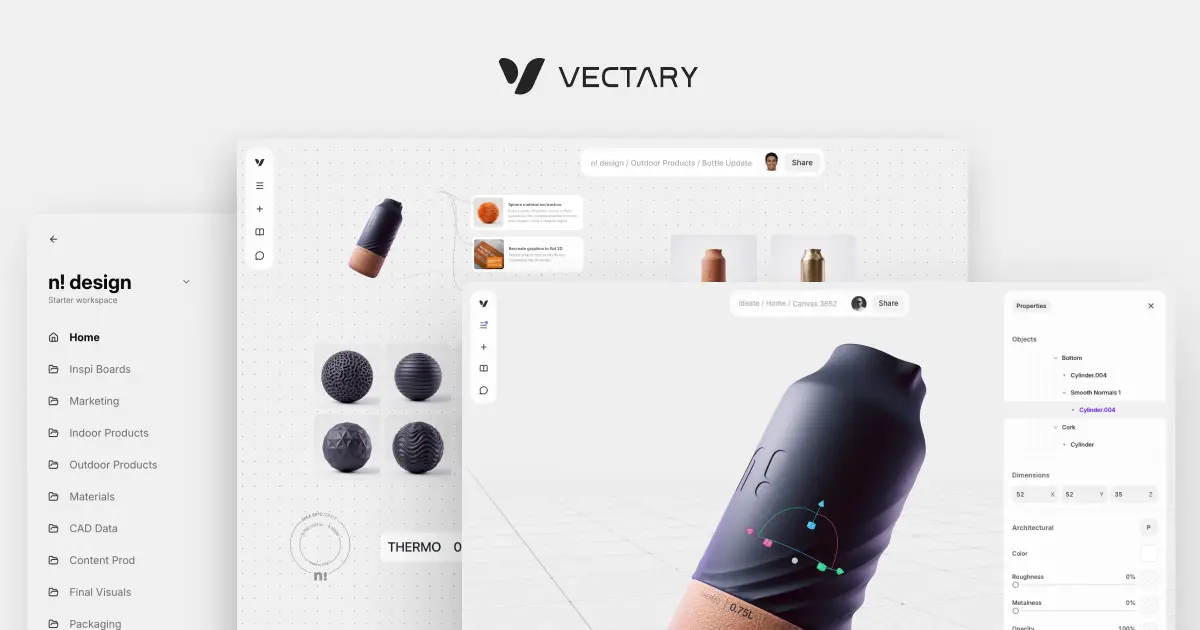 Vectary官网首页截图