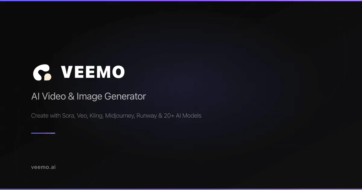 Veemo AI官网首页截图