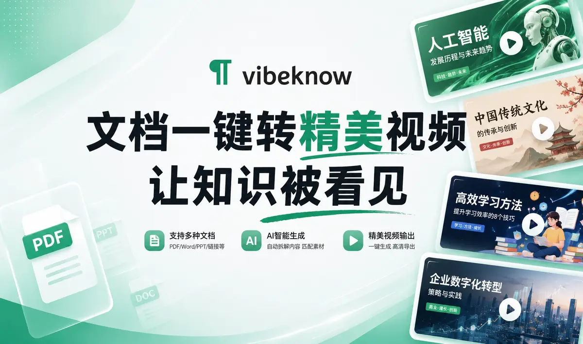 Vibeknow官网首页截图