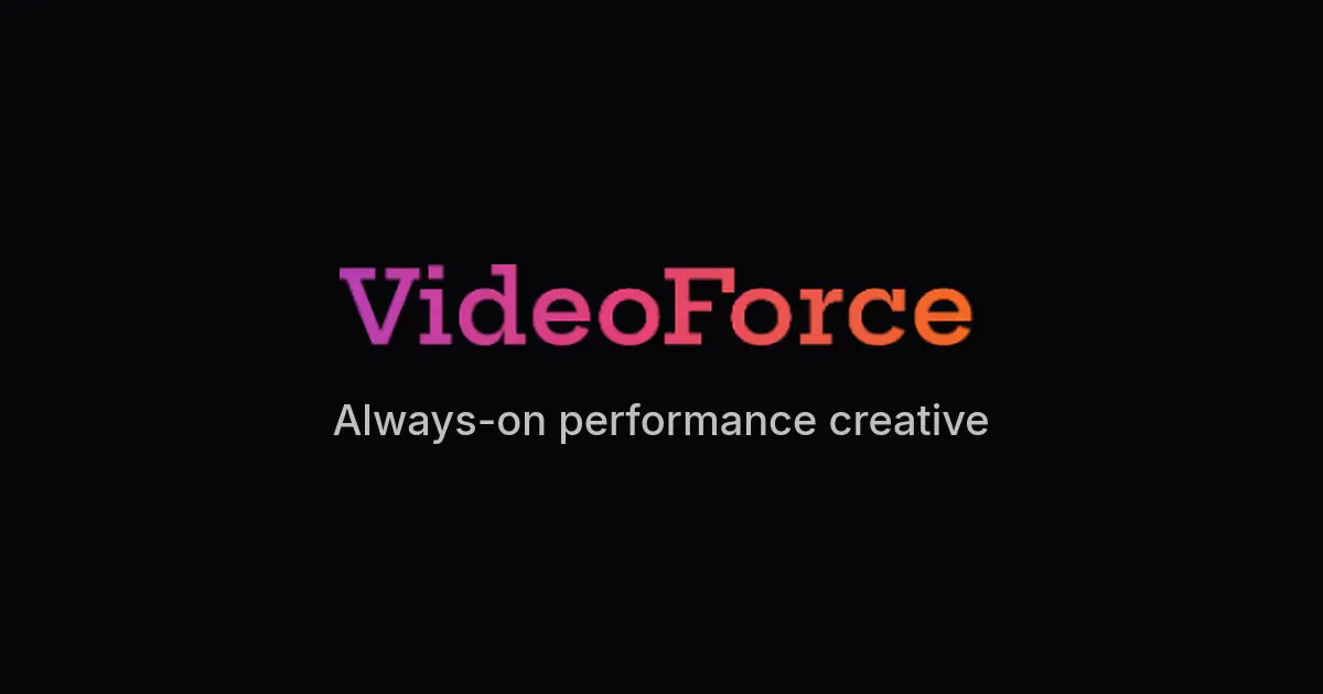 VideoForce官网首页截图