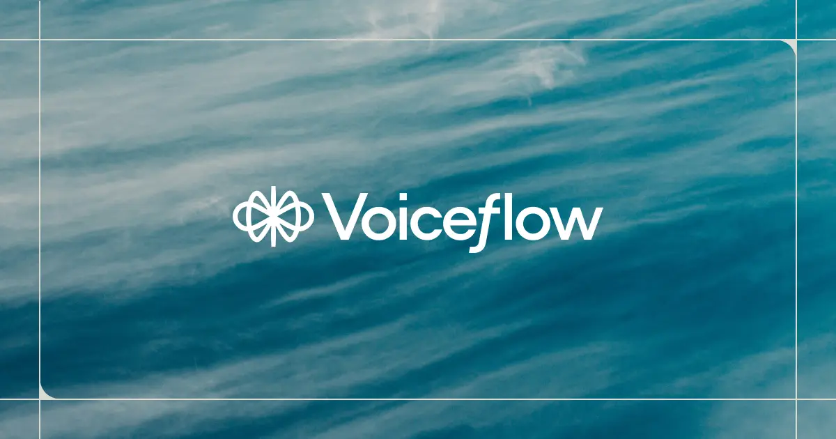 Voiceflow官网首页截图