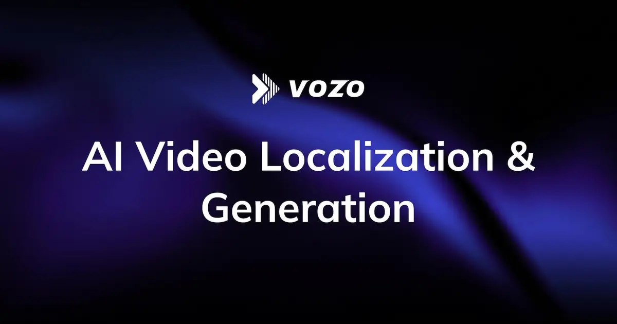 Vozo官网首页截图