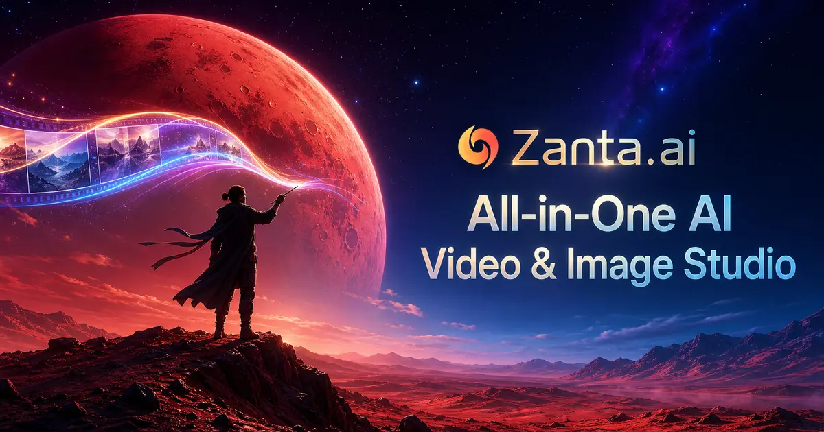 Zanta AI官网首页截图
